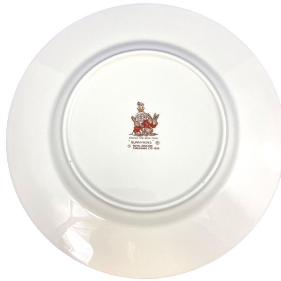 Royal Doulton Lot of Childs Tableware Bunnykins with Plate Bowl 2 Handle Cup - Picture 6 of 16